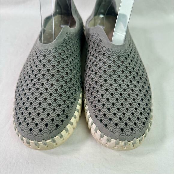 Ilse Jacobsen Women's EU 38 Gray Leather Hornbaek Tulip Slip On Loafers Shoes - Picture 4 of 8